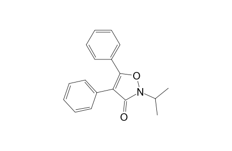 3(2H)-Isoxazolone, 2-(1-methylethyl)-4,5-diphenyl-