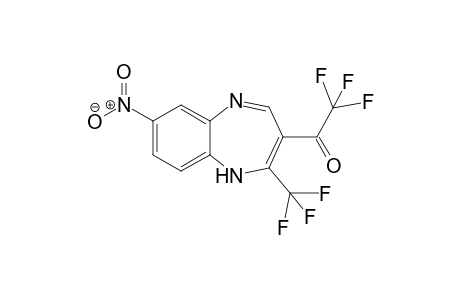 7-Nitro-3-trifluoroacetyl-2-trifluoromethyl-(1H,5)benzodiazepine
