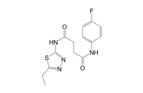 N~1~-(5-ethyl-1,3,4-thiadiazol-2-yl)-N~4~-(4-fluorophenyl)succinamide