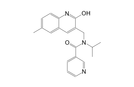 N-[(2-hydroxy-6-methyl-3-quinolinyl)methyl]-N-isopropylnicotinamide