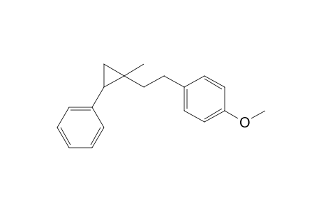 1-(2-(4-Methoxyphenyl)ethyl)-1-methyl-2-phenylcyclopropane