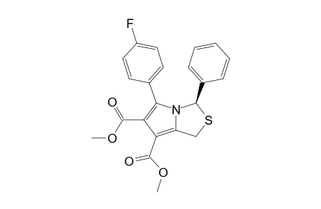 Dimethyl (3R)-5-(4-fluorophenyl)-3-phenyl-1H,3H-pyrrolo[1,2-c]thiazole-6,7-dicarboxylate