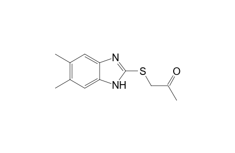 2-(acetylmethylthio)-5,6-dimethyl-benzimidazole
