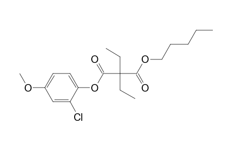 Diethylmalonic acid, 2-chloro-4-methoxyphenyl pentyl ester