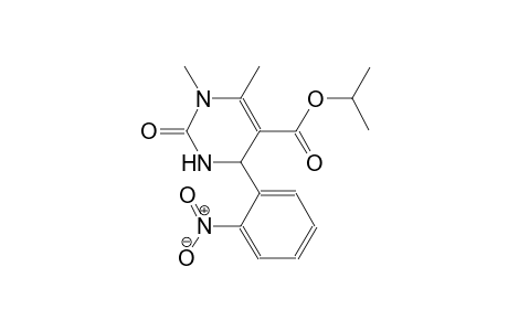 isopropyl 1,6-dimethyl-4-(2-nitrophenyl)-2-oxo-1,2,3,4-tetrahydro-5-pyrimidinecarboxylate