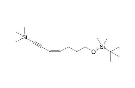 (Z)-7-Tert-butyldimethylsilyloxy-1-trimethylsilyl-3-hepten-1-yne