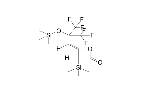 3-TRIMETHYLSILYL-4-[2-TRIMETHYLSILOXY-2,2-BIS(TRIFLUOROMETHYL)ETHYLIDENE]-2-OXETANONE