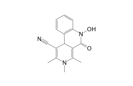1-Cyano-6-hydroxy-5-oxo-2,3,4-trmethyl-3,10b-dihydrobenzo(c)[2,7]naphtyridine