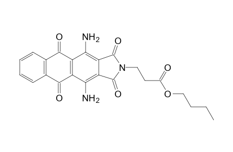 1,4-Diamino-5,10-dioxo-N-(2-(butoxycabonyl)ethyl)-2,3-anthracenedicarbox imide