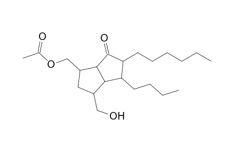 [4-Hydroxymethyl-2-hexyl-3-butyl-1-oxooctahydropentalen-6-yl]methyl acetate