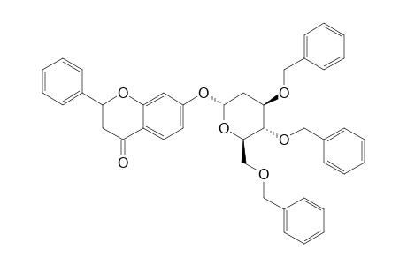 (2'R)/(2'S)-FLAVANON-7-YL-3,4,6-TRI-O-BENZYL-2-DEOXY-ALPHA-D-ARABINO-HEXOPYRANOSIDE