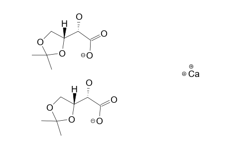 3,4-O-Isopropylidene-L-threonic acid calcium salt