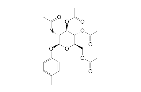 1-(PARA-TOLYL)-2-N-ACETAMIDO-2-DEOXY-BETA-D-GLUCOPYRANOSIDE-PERACETYLATED