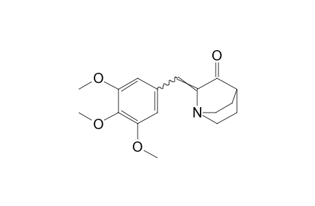 2-(3,4,5-trimethoxybenzylidene)-3-quinuclidinone