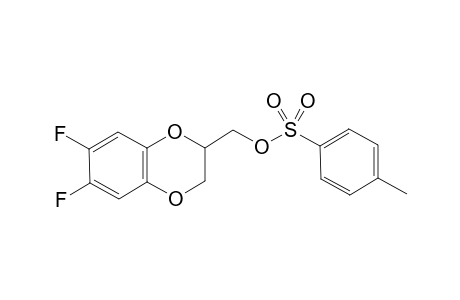 (6,7-Difluoro-2,3-dihydro-1,4-benzodioxin-2-yl)methyl 4-methylbenzenesulfonate