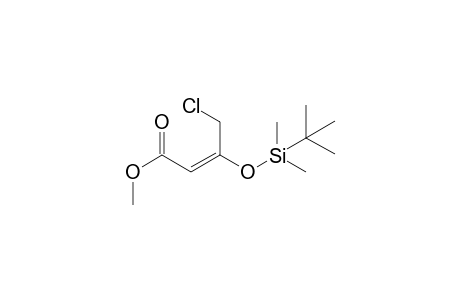 (E)-methyl 3-(tert-butyldimethylsilyloxy)-4-chlorobut-2-enoate