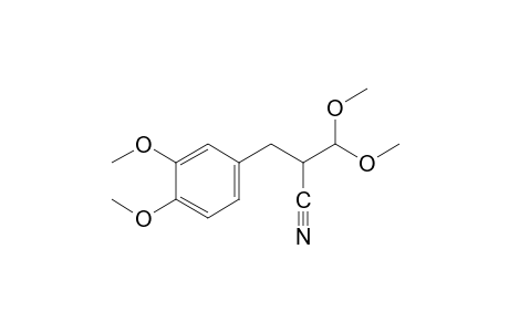 alpha-cyano-3,4-dimethoxyhydrocinnamaldehyde, dimethyl acetal