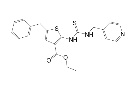 ethyl 5-benzyl-2-({[(4-pyridinylmethyl)amino]carbothioyl}amino)-3-thiophenecarboxylate