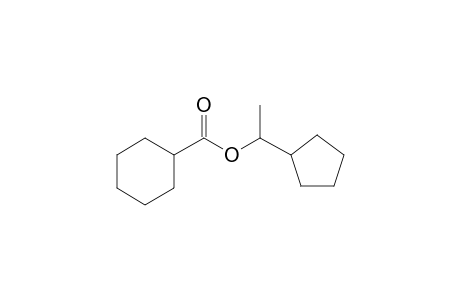 Cyclohexanecarboxylic acid, 1-cyclohpentylethyl ester