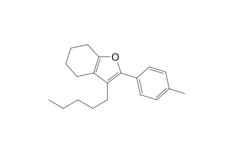 Benzofuran, 4,5,6,7-tetrahydro-2-(4-methylphenyl)-3-pentyl-