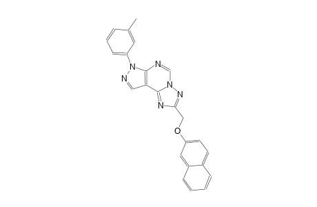 7-(3-methylphenyl)-2-[(2-naphthyloxy)methyl]-7H-pyrazolo[4,3-e][1,2,4]triazolo[1,5-c]pyrimidine
