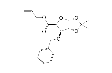 (3aR,5S,6R,6aR)-2,2-dimethyl-6-phenylmethoxy-3a,5,6,6a-tetrahydrofuro[2,3-d][1,3]dioxole-5-carboxylic acid prop-2-enyl ester