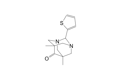 5,7-dimethyl-2-(2-thienyl)-1,3-diazatricyclo[3.3.1.1~3,7~]decan-6-one