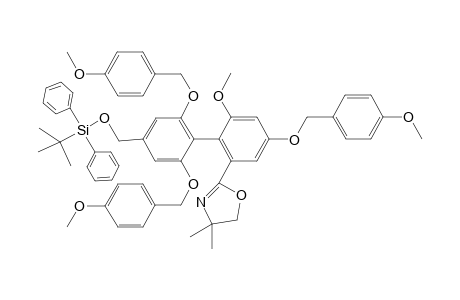 Tert-butyl-[4-[2-(4,4-dimethyl-2-oxazolin-2-yl)-6-methoxy-4-p-anisyloxy-phenyl]-3,5-bis(p-anisyloxy)benzyl]oxy-diphenyl-silane