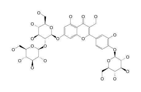 PEDUNCULOSIMOSIDE_E;OPHIOGLONOL_7-O-BETA-D-GLUCOPYRANOSYL-(1->2)-BETA-D-GLUCOPYRANOSYL-4'-O-BETA-D-GLUCOPYRANOSIDE