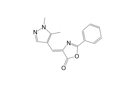 (4Z)-4-[(1,5-dimethyl-1H-pyrazol-4-yl)methylene]-2-phenyl-1,3-oxazol-5(4H)-one