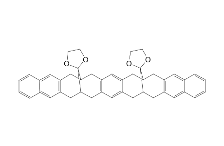 syn-Benzo[1,2-h;4,5-h']bis(naphtho[2,3-c]bicyclo[4.4.1]undeca-3,8-diene-11-one)bis(ethyleneacetal)