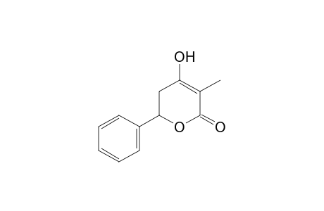 5,6-dihydro-4-hydroxy-3-methyl-6-phenyl-2H-pyran-2-one