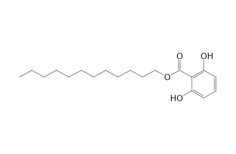 Benzoic acid, 2,6-dihydroxy-, dodecyl ester