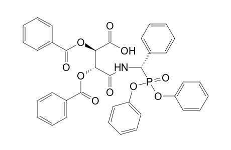 2,3-dihydroxy-N-(alpha-phosphonobenzyl)succinamic acid, p,p-diphenyl ester, dibenzoate (ester)
