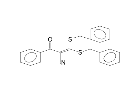 3,3-Bis(benzylthio)-2-cyano-1-phenyl-prop-2-en-1-one