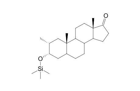 2.alpha.-Methyl-5.alpha.-androstan-3.alpha.-ol-17-one 16-enol, O-TMS