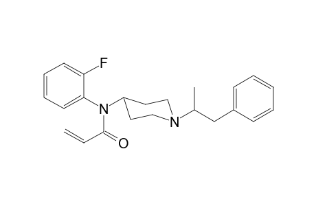 N-2-Fluorophenyl-N-[1-(1-phenylpropan-2-yl)piperidin-4-yl]prop-2-enamide