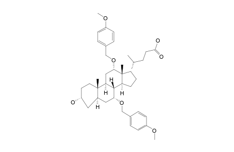 3-HYDROXY-7,12-BIS-(4-METHOXYBENZYLOXY)-CHOLANOIC-ACID