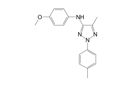 2-(4-Methylphenyl)-4-(4-methoxyphenylamino)-5-methyl-2H-1,2,3-triazole