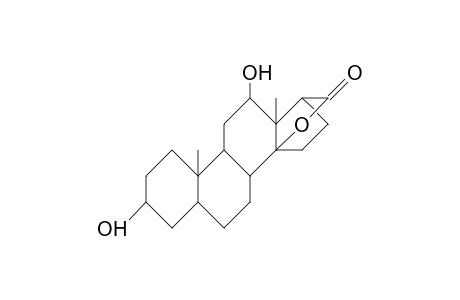 3b,12b-Dihydroxy-5b-androstane-17b-carboxylic acid, 14b-lactone