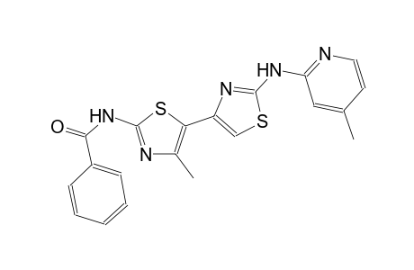 N-(4'-methyl-2-((4-methylpyridin-2-yl)amino)-[4,5'-bithiazol]-2'-yl)benzamide