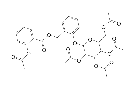 Salicin, 2',3',4',6'-tetraacetate .alpha.-salicylate acetate