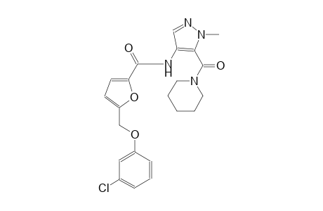 5-[(3-chlorophenoxy)methyl]-N-[1-methyl-5-(1-piperidinylcarbonyl)-1H-pyrazol-4-yl]-2-furamide