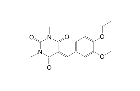 5-(4-ethoxy-3-methoxybenzylidene)-1,3-dimethyl-2,4,6(1H,3H,5H)-pyrimidinetrione