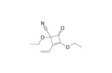 1,3-Diethoxy-4-keto-2-vinyl-cyclobut-2-ene-1-carbonitrile