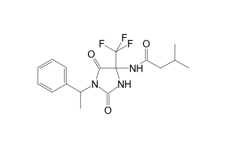 Butanamide, N-[2,5-dioxo-1-(1-phenylethyl)-4-(trifluoromethyl)-4-imidazolidinyl]-3-methyl-