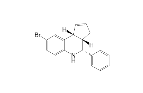 (3aSR,4RS,9bRS)-8-Bromo-4-phenyl-3a,4,5,9b-tetrahydro-3Hcyclopenta[c]quinoline