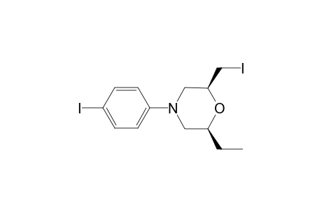 (2S,6S)-2-Ethyl-6-iodomethyl-4-(p-iodophenyl)morpholine