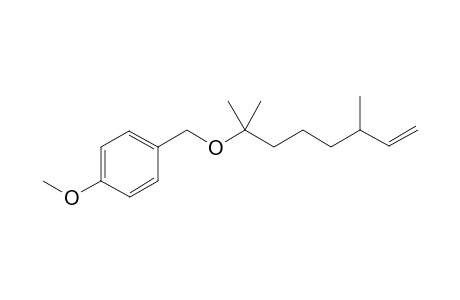 1-((2,6-dimethyloct-7-en-2-yloxy)methyl)-4-methoxybenzene