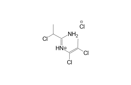 2-Chloro-N-[(1Z)-1,2-dichloro-1-propenyl]propanimidamide chloride